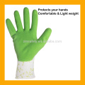 Leichte super bequeme weiche Frauen-Gartenhandschuh-Schaum-Latex-Handschuh